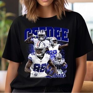 Ceedee Lamd Tshirt, Football Bootleg Shirt, 90s Vingtage Bootleg Tee.